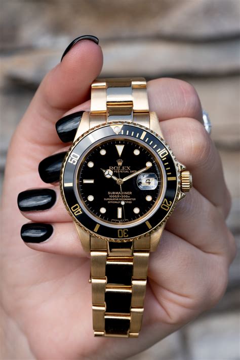 rolex 16618 review|rolex submariner 16618 yellow gold.